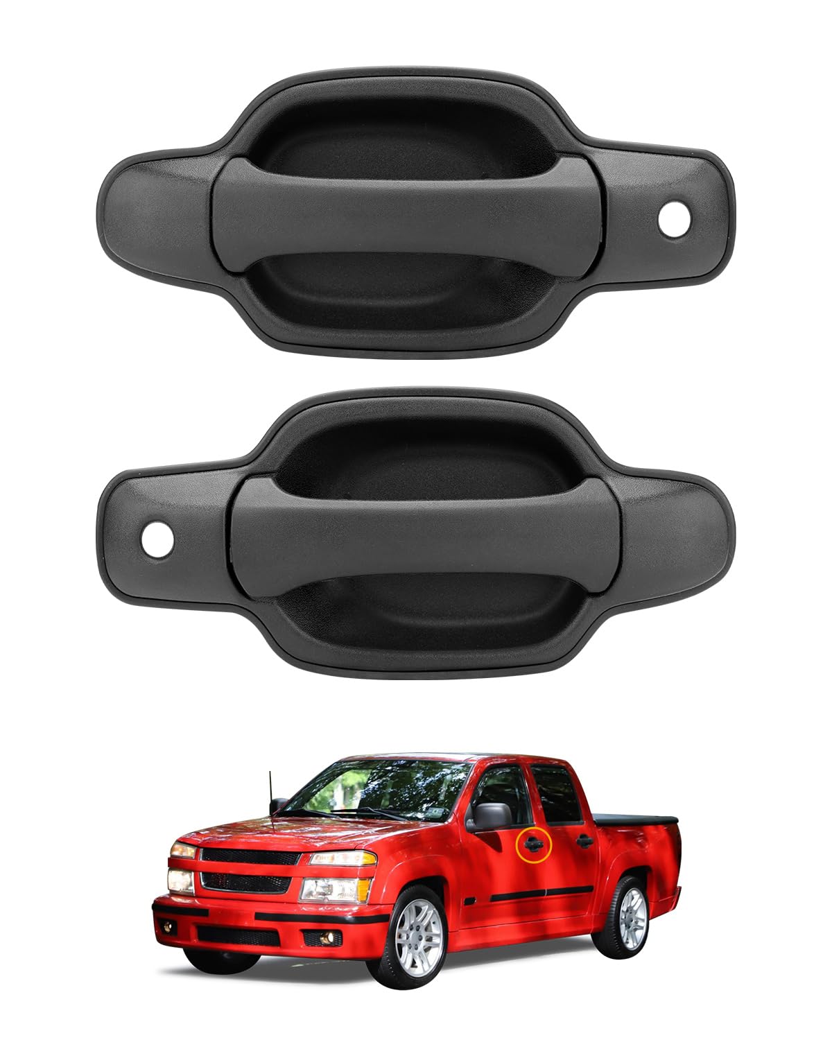 Amazon.com: Exterior Door Handles (Pair), Compatible with 2004